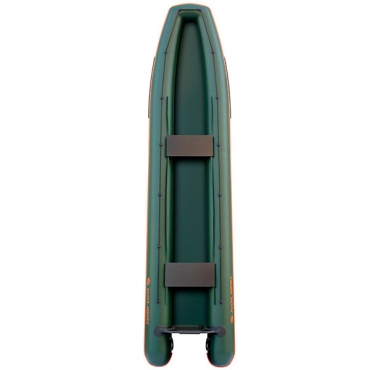 Надувное каноэ Колибри КМ-460С, со слань-ковриком, для рыбалки и охоты, цвет зеленый купить