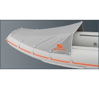 Носовой тент для надувной лодки каноэ Колибри КМ-330С, КМ-390С, KM-460С (малый), серый